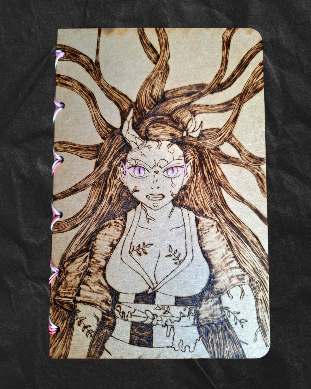 Personalized notebooks - notebooks wood engraving/wood carving.