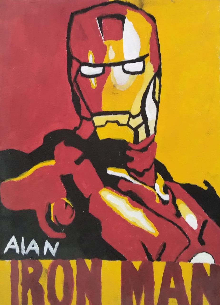 Pintura de Iron-Man